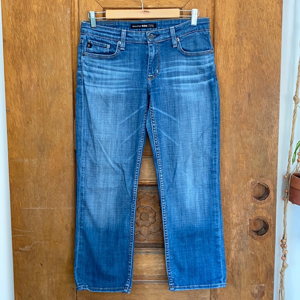 Big Star Capri denim jean size 28 zip fly